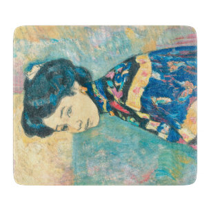 Portrait der japanischen Frau (von Fujishima Takej Schneidebrett