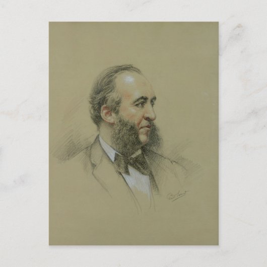 Portrait der Jules Ferry Postkarte (Vorderseite)