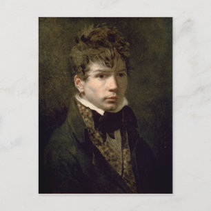 Portrait der jungen Ingres der 1790er Jahre Postkarte