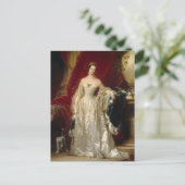Portrait der Kaiserin Alexandra Fedorovna Postkarte (Stehend Vorderseite)