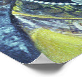 Portrait der Kaiserin Dowager Cixi Poster (Ecke)