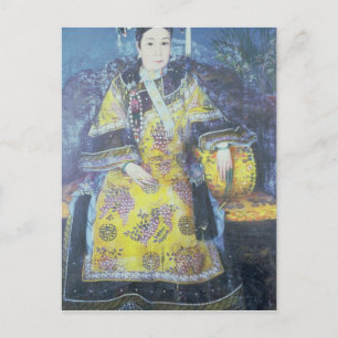 Portrait der Kaiserin Dowager Cixi Postkarte