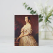 Portrait der Kaiserin Eugenie 1854 Postkarte (Stehend Vorderseite)