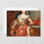 Portrait der Kaiserin Maria Theresa Postkarte (Vorne/Hinten)