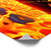 Portrait der keltischen Göttin Abnoba | Art der AI Poster (Ecke)