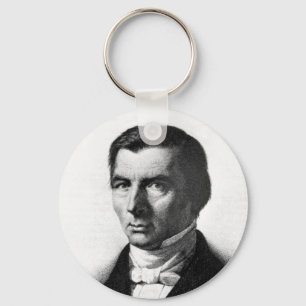 Portrait der klassischen liberalen Frederic Bastia Schlüsselanhänger