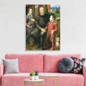Portrait der Künstlerfamilie, Minerva Leinwanddruck (Insitu (Wohnzimmer))