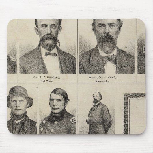 Portrait der Militärmänner, Minnesota Mousepad (Vorne)