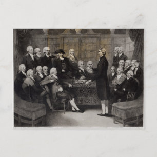 Portrait der Mitglieder der Medizinischen Gesellsc Postkarte