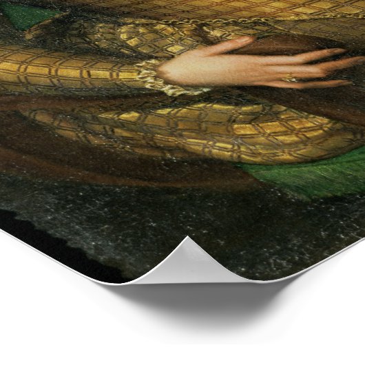 Portrait der Mutter des Künstlers Poster (Ecke)