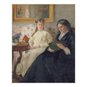 Portrait der Mutter und Schwester des Künstlers Poster