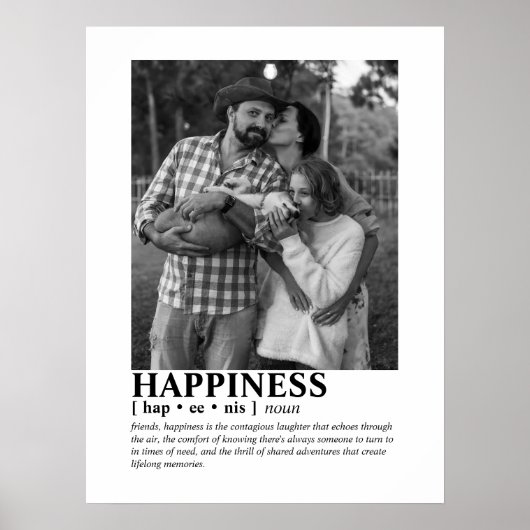 Portrait der Personalisierten Textfamilie für benu Poster (Vorne)