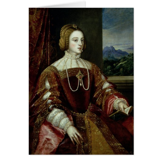 Portrait der portugiesischen Kaiserin Isabella (Vorne)