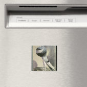 Portrait der Pouter-Taube Magnet (In Situ (Geschirrspüler))