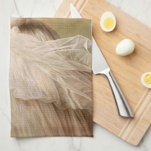 Portrait der Prinzessin Alexandra Geschirrtuch (Viertel Falte)