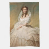 Portrait der Prinzessin Alexandra Geschirrtuch (Vertikal)