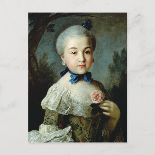 Portrait der Prinzessin Charlotte Sophia Postkarte (Vorderseite)