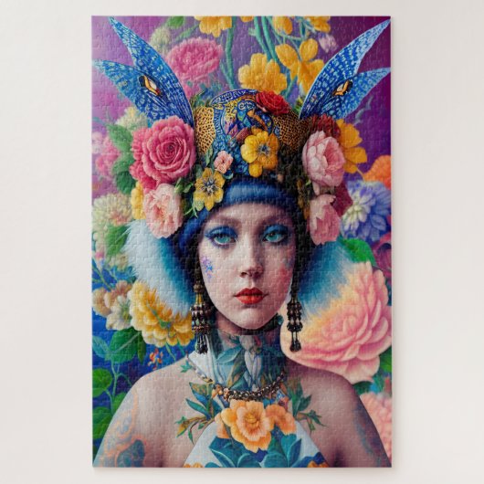 Portrait der Prinzessin Puzzle (Vertikal)