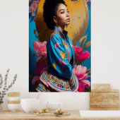 Portrait der Prinzessin Tsonga Poster (Küche)