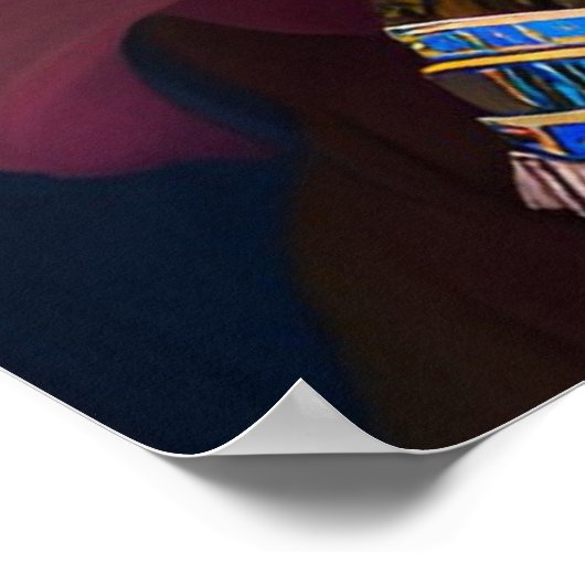 Portrait der Prinzessin Tsonga Poster (Ecke)