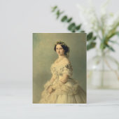 Portrait der Prinzessin von Baden, 1856 Postkarte (Stehend Vorderseite)