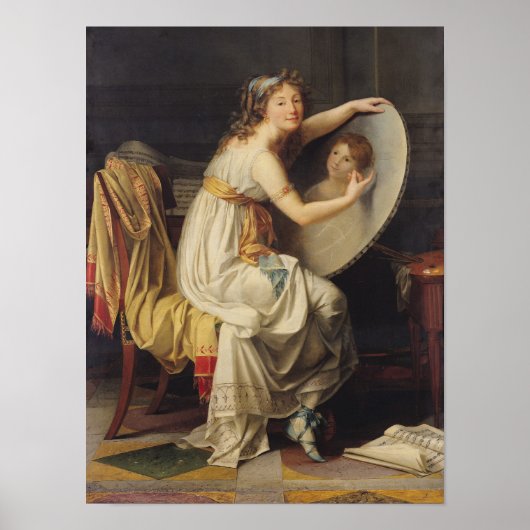 Portrait der Rose Adelaide Ducreux Poster (Vorne)