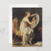 Portrait der Rose Adelaide Ducreux Postkarte (Vorne/Hinten)