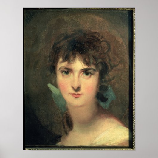 Portrait der Sally Siddons Poster (Vorne)