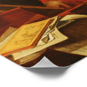 Portrait der Sängerin Anna Borunova, 1821 Poster (Ecke)