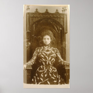 Portrait der Schauspielerin Vera Komissarzhevskaya Poster