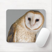 Portrait der Scheuneneule (Tyto alba). Mousepad (Mit Mouse)