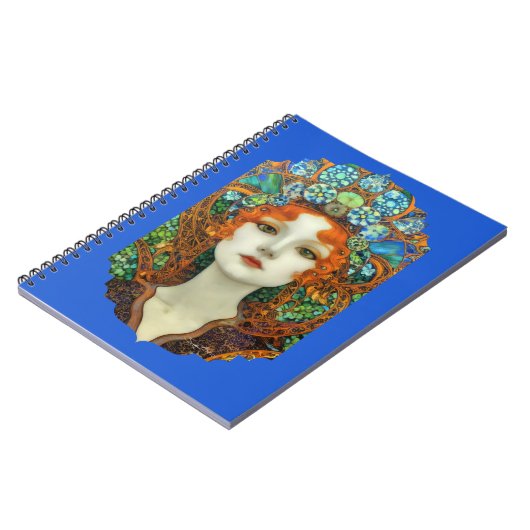 Portrait der schönen Frau im Stil eines verkleidet Notizblock (Linke Seite)