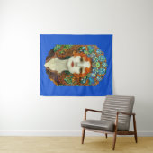 Portrait der schönen Frau im Stil eines verkleidet Wandteppich (Beispiel (Horizontal))