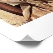 Portrait der Step-Tochter von Giovanni Fattori Poster (Ecke)