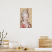 Portrait der Tochter Carl Linnaeus Poster (Küche)
