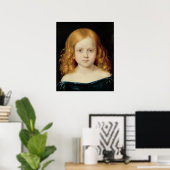 Portrait der Tochter des Künstlers Poster (Heimbüro)