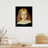 Portrait der Tochter des Künstlers Poster (Küche)