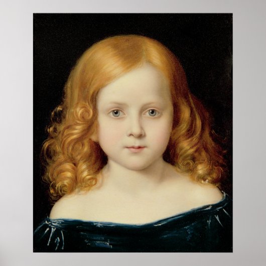 Portrait der Tochter des Künstlers Poster (Vorne)