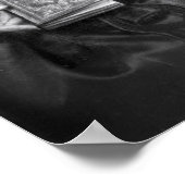 PORTRAIT der VERHEIRATETEN COUPLE c. 1845 Poster (Ecke)