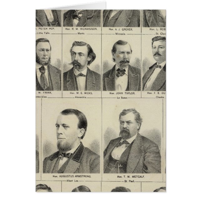 Portrait der Vertreter, Minnesota (Vorne)