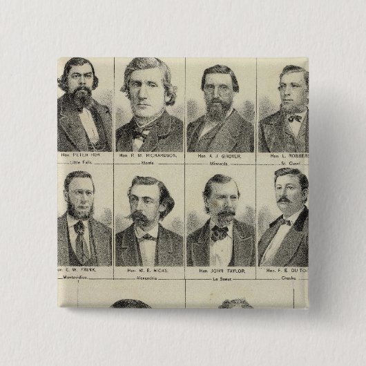 Portrait der Vertreter, Minnesota Button (Vorderseite)