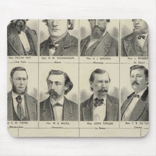 Portrait der Vertreter, Minnesota Mousepad (Vorne)