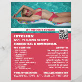 Portrait der weiblichen Bader, Reinigung des Schwi Flyer (Vorne)