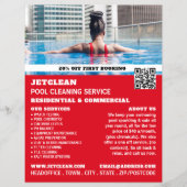 Portrait der weiblichen Bader, Reinigung des Schwi Flyer (Vorne)