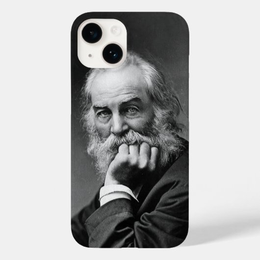 Portrait des amerikanischen Dichters Walt Whitman Case-Mate iPhone Hülle (Rückseite)