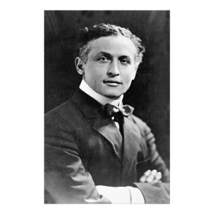 Portrait des amerikanischen Magician Harry Houdini Fotodruck