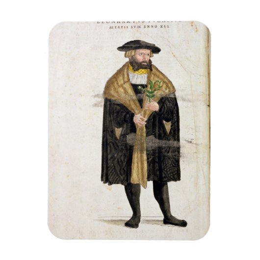 Portrait des Autors Alter 41, von 'De Histori Magnet (Vertikal)
