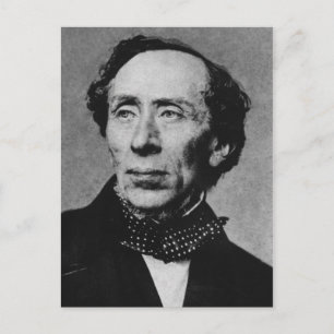 Portrait des Autors Hans Christlich Andersen Postkarte