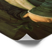 Portrait des Bildhauers Bertel Thorvaldsen Poster (Ecke)