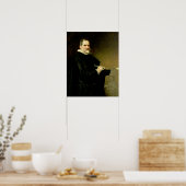 Portrait des Bildhauers, Juan Martinez Poster (Küche)